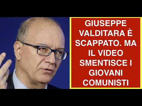 GIUSEPPE VALDITARA È SCAPPATO. MA IL VIDEO SMENTISCE I GIOVANI COMUNISTI thumbnail