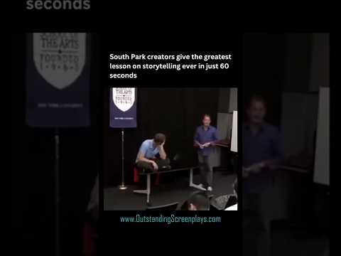 Screenwriting Lesson from South Park Creators thumbnail