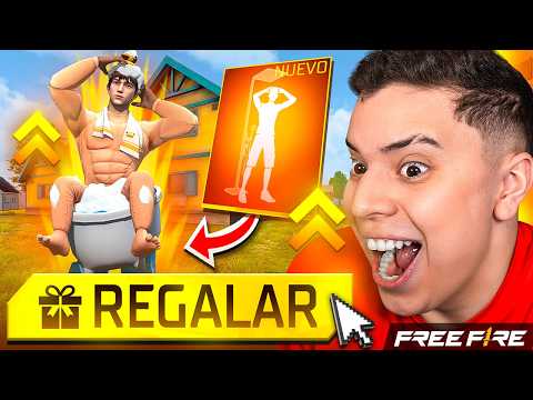 ¡REGALAMOS LA SKIN MAS CARA ACTUALMENTE EN FREE FIRE 🔥 HORA DEL BAÑO  🔥  Y EMOTE  !!! thumbnail