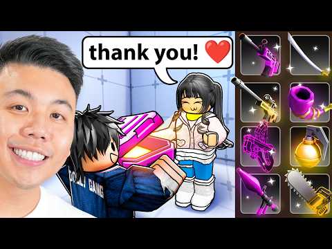 Gifting GIRLFRIEND Her DREAM Skins in Roblox Rivals! thumbnail