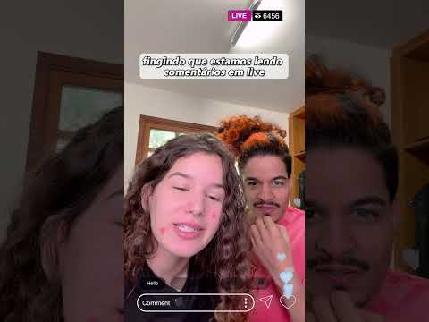 FINGINDO QUE ESTAMOS LENDO COMENTÁRIOS EM LIVE thumbnail