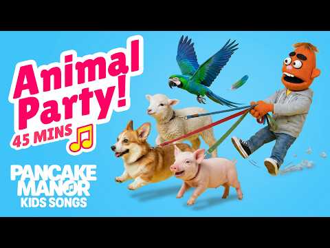 45 Minutes of Animal Songs for Kids 🐶 | Old MacDonald, Baby Shark, 5 Little Ducks + More thumbnail