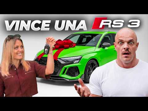 Consegno l'Audi RS3 alla vincitrice  😍 thumbnail
