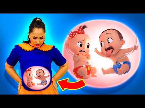 The Babies Are Coming Soon | Mommy Has Twins in Her Belly | Kids Funny Songs thumbnail