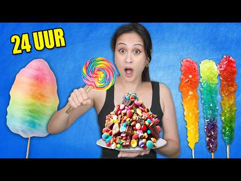 24 UUR LANG ALLEEN MAAR SNOEP ETEN! thumbnail