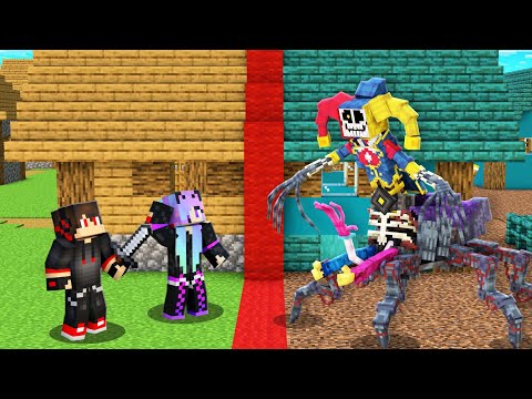 The Prototype Split The VILLAGE in HALF In Minecraft! thumbnail