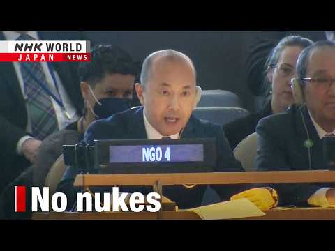 From Nagasaki to NY: A mayor shares hibakusha messageーNHK WORLD-JAPAN NEWS thumbnail