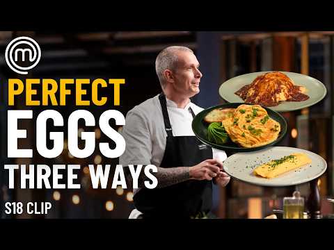 Make Eggs like Chef Andy Cooks! ? | S18 Ep8 | MasterChef Australia | Clip thumbnail