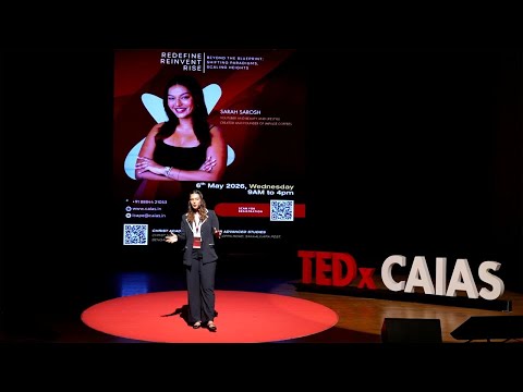 Filtered Out, Fired Up: Why Your Worst Moments Form Your Best Self | SARAH SAROSH | TEDxCAIAS thumbnail