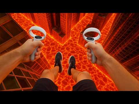 Can I Parkour While Playing VR IN REAL LIFE?! 😱 thumbnail
