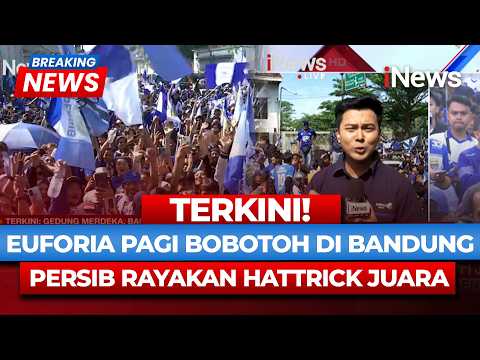 Situasi Terkini Pawai Persib! Jalanan Kota Bandung Penuh dan Membiru | BREAKING NEWS thumbnail
