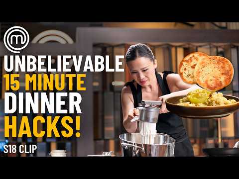 Quick Dinner Carb Hacks! ? | S18 Ep9 | MasterChef Australia | Clip thumbnail
