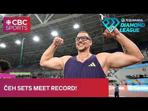 MEET RECORD for Slovenia's Kristjan Čeh in discus throw at Diamond League meet in Shanghai thumbnail