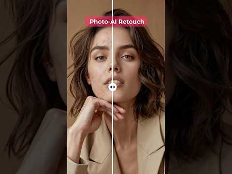 InShot AI Retouch ✨ Auto photo retouch for flawless skin in seconds! #photoediting #retouch thumbnail
