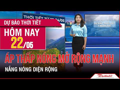 Dự báo thời tiết 22-24/05 | Bắc Bộ và Trung Bộ bước vào đợt nắng nóng diện rộng mới thumbnail