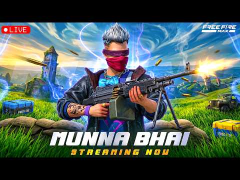 Grandmaster  Live Rank Push ❤️-  Free Fire Telugu Live  - Munna Bhai #MBG thumbnail