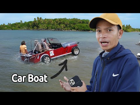 Crossing the Sea with this CAR BOAT thumbnail