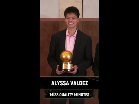 Alyssa Valdez NAMED Miss Quality Minutes | 2026 PVL Press Corps Awards Night thumbnail