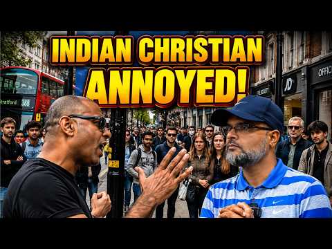 Indian Christian Annoyed! Hashim Vs Indian Christian | Speakers Corner | Hyde Park thumbnail