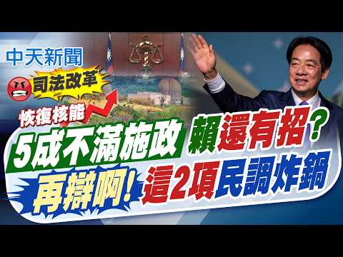 【鄭亦真報新聞】5成不滿施政賴還有招? 再辯啊!"這2項"民調炸鍋 精華版  @中天電視CtiTv thumbnail