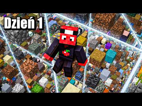 Przetrwałem 100 DNI na świecie SKYGRID w Minecraft Hardcore! thumbnail