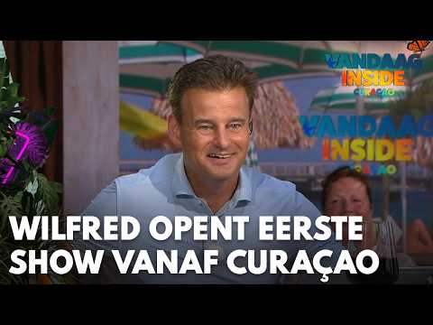 Zo opende Wilfred Genee maandag de eerste uitzending van Vandaag Inside vanaf Curaçao thumbnail