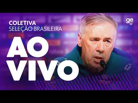 AO VIVO: TREINO DA SELEÇÃO BRASILEIRA E COLETIVA DE CARLO ANCELOTTI | ge tv thumbnail