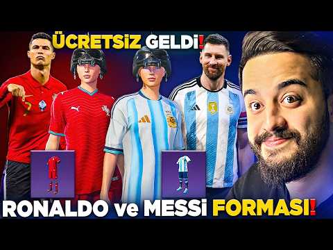 OHA! MESSİ ve RONALDO FORMALARI BEDAVA GELDİ! (MUHTEŞEM) PUBG Mobile thumbnail