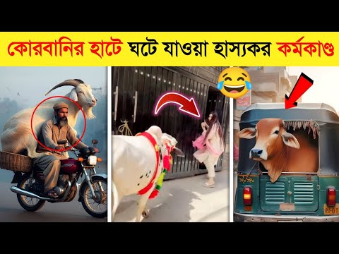কুরবানী হাটে ঘটে যাওয়া অস্থির বিনোদন..? || Most Funny moments of Qurbani | কোরবানির গরুর হাট ২০২৬ thumbnail