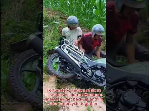 Overcoming steep slopes and hardships just to help someone get home. #short,#kindness,#help,#love thumbnail