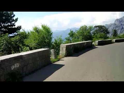 perfect view of kotor, while riding motobike thumbnail