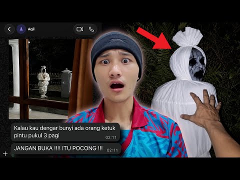 CERITA SERAM POCONG KETUK PINTU RUMAH PUKUL 3 PAGI ‼️ thumbnail