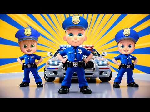 Pretend Play Police Officer 👮‍♂️ Funny Kids Video & Cartoon Compilation thumbnail