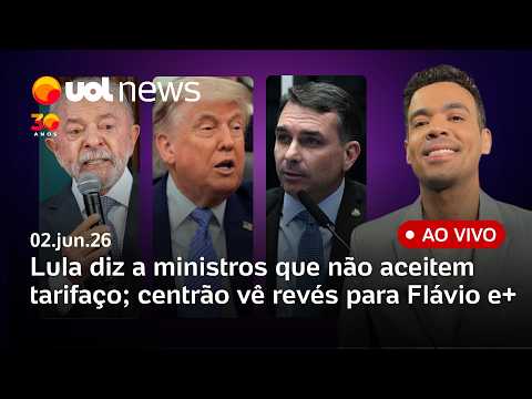 Lula diz a ministros que não aceitem tarifaço; centrão vê situação como revés para Flávio Bolsonaro+ thumbnail