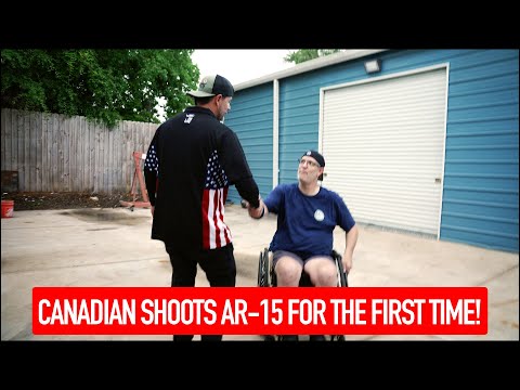 Canadian Shoots an AR-15 for the FIRST Time! thumbnail