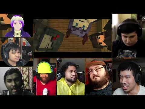 "Paper Towels" - A Minecraft Music Video ♪ [REACTION MASH-UP]#2833  thumbnail