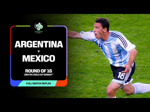 FULL MATCH: Argentina v Mexico | 2006 FIFA World Cup thumbnail