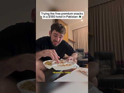 Trying snacks in a $180 hotel in Pakistan 🇵🇰 thumbnail