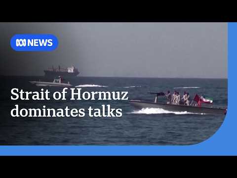 Nations begin negotiations with Iran to ensure safe passage through Strait of Hormuz | ABC NEWS thumbnail