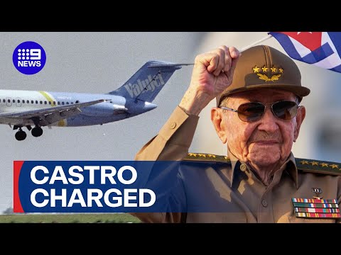 U.S. charges former Cuban President Raúl Castro over 1996 plane downing | 9 News Australia thumbnail