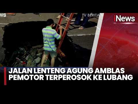 Jalan Lenteng Agung Amblas, Seorang Pemotor Terperosok ke Lubang | iNews Today 29/5 thumbnail