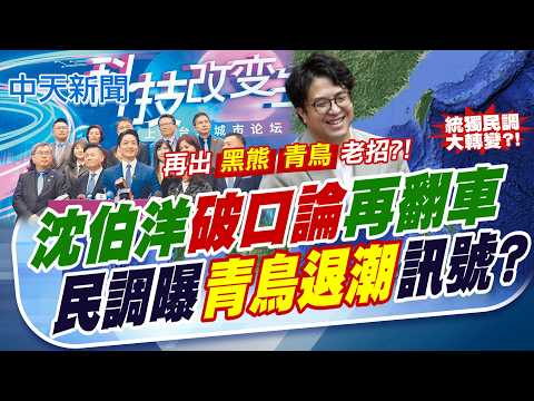 【劉又嘉報新聞】沈伯洋"破口論"再翻車 民調曝"青鳥退潮"訊號?｜年輕人統獨態度大逆轉? 郭正亮曝:青鳥變少了!  精華版 20260516 @中天電視CtiTv thumbnail