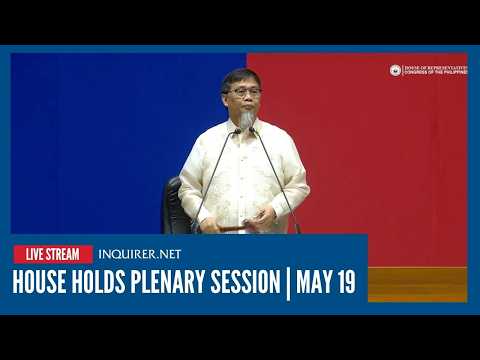 LIVE: House holds plenary session | May 19 thumbnail