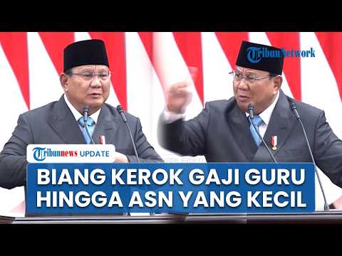 Prabowo Ungkap Biang Kerok Gaji Kecil Guru hingga ASN, Kekayaan Negara Lari ke Luar Negeri thumbnail