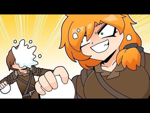 스티브&알렉스 눈싸움 - Steve and Alex's Snow Battle | Minecraft anime thumbnail