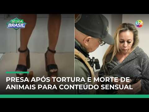 Mulher é presa após gravar e divulgar mortes de animais para conteúdo sensual | #SeLigaBrasil thumbnail
