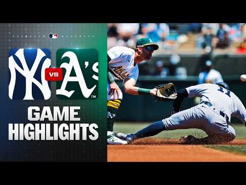 Yankees vs. Athletics Game Highlights (5/31/26) | MLB Highlights thumbnail