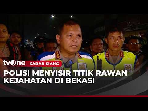 Polres Metro Bekasi Sisir Titik Rawan Kejahatan | Kabar Siang thumbnail