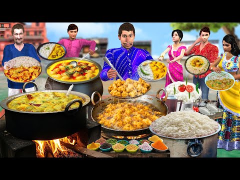 Kadhi Pakora Chawal Rs 20 Kadhi Pakora Street Food Hindi Kahaniya  Moral Stories New Comedy Video thumbnail