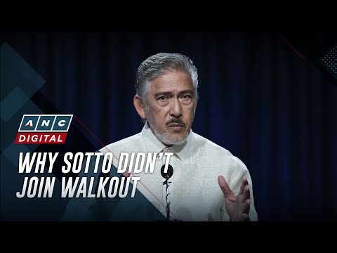 Why Sotto did not walk out with minority, according to Lacson | ANC thumbnail